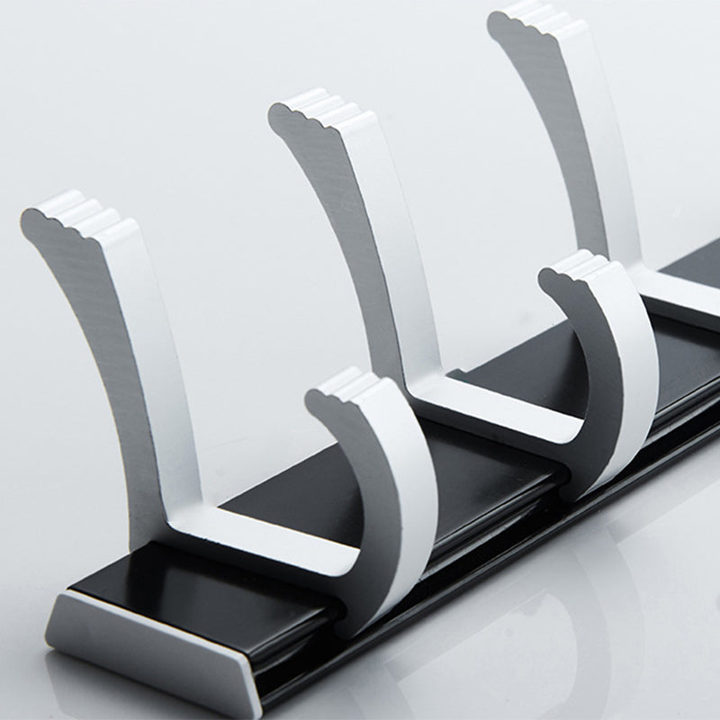 Frendorf | Modernes Badezimmer Zubehör Set Silber/Schwarz Badezimmer Accessoire Kit