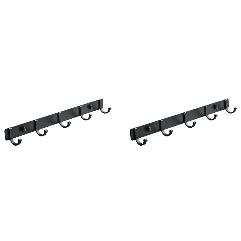 Frendorf | Modernes Badezimmer Zubehör Set Silber/Schwarz Badezimmer Accessoire Kit