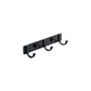 Frendorf | Modernes Badezimmer Zubehör Set Silber/Schwarz Badezimmer Accessoire Kit