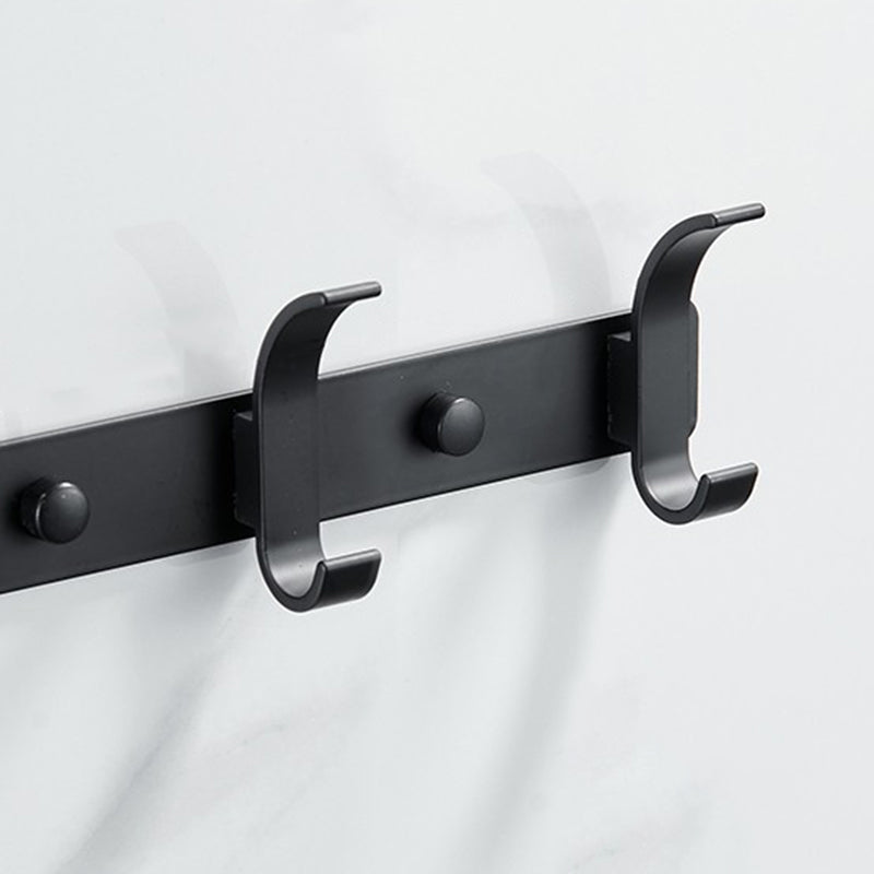 Frendorf | Modernes Badezimmer Zubehör Set Silber/Schwarz Badezimmer Accessoire Kit
