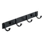 Frendorf | Modernes Badezimmer Zubehör Set Silber/Schwarz Badezimmer Accessoire Kit