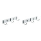 Frendorf | Modernes Badezimmer Zubehör Set Silber/Schwarz Badezimmer Accessoire Kit