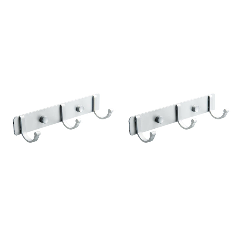 Frendorf | Modernes Badezimmer Zubehör Set Silber/Schwarz Badezimmer Accessoire Kit