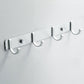 Frendorf | Modernes Badezimmer Zubehör Set Silber/Schwarz Badezimmer Accessoire Kit