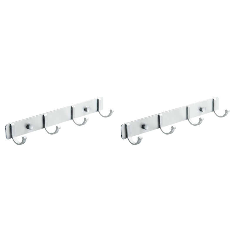 Frendorf | Modernes Badezimmer Zubehör Set Silber/Schwarz Badezimmer Accessoire Kit