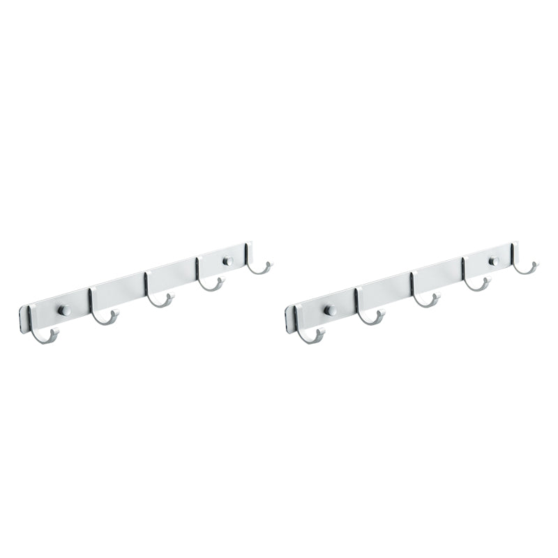 Frendorf | Modernes Badezimmer Zubehör Set Silber/Schwarz Badezimmer Accessoire Kit