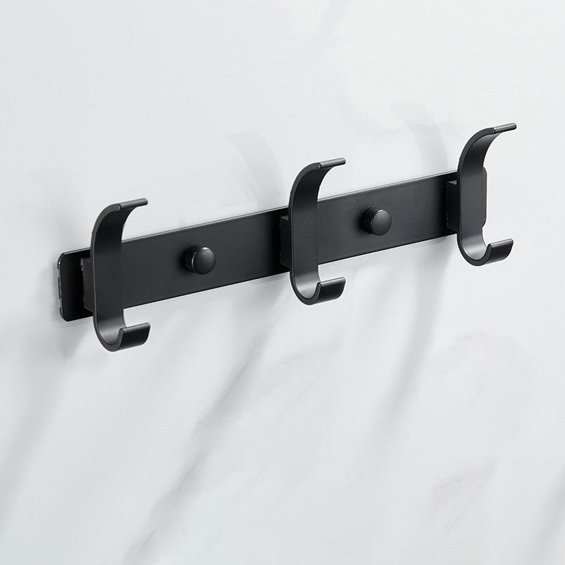 Frendorf | Modernes Badezimmer Zubehör Set Silber/Schwarz Badezimmer Accessoire Kit
