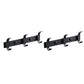 Frendorf | Modernes Badezimmer Zubehör Set Silber/Schwarz Badezimmer Accessoire Kit