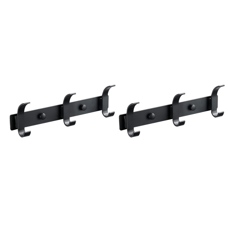 Frendorf | Modernes Badezimmer Zubehör Set Silber/Schwarz Badezimmer Accessoire Kit