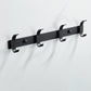 Frendorf | Modernes Badezimmer Zubehör Set Silber/Schwarz Badezimmer Accessoire Kit
