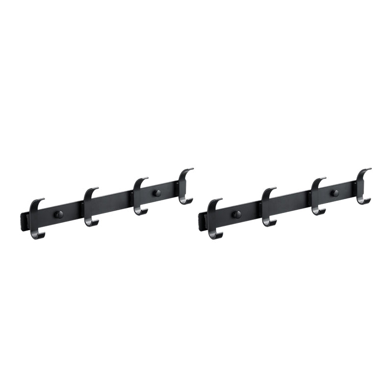 Frendorf | Modernes Badezimmer Zubehör Set Silber/Schwarz Badezimmer Accessoire Kit