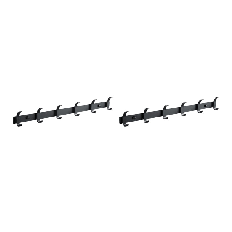 Frendorf | Modernes Badezimmer Zubehör Set Silber/Schwarz Badezimmer Accessoire Kit