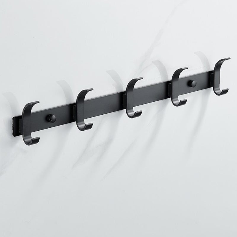 Frendorf | Modernes Badezimmer Zubehör Set Silber/Schwarz Badezimmer Accessoire Kit