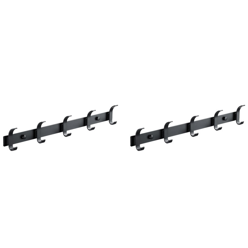 Frendorf | Modernes Badezimmer Zubehör Set Silber/Schwarz Badezimmer Accessoire Kit