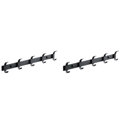 Frendorf | Modernes Badezimmer Zubehör Set Silber/Schwarz Badezimmer Accessoire Kit