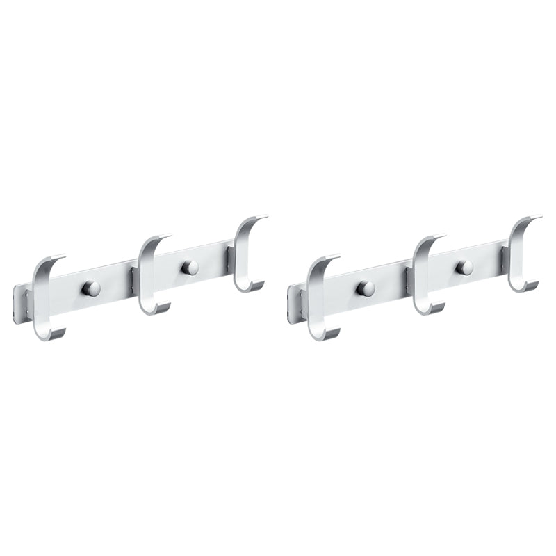 Frendorf | Modernes Badezimmer Zubehör Set Silber/Schwarz Badezimmer Accessoire Kit