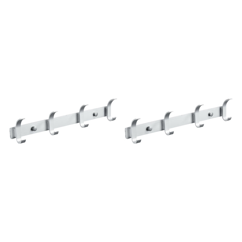 Frendorf | Modernes Badezimmer Zubehör Set Silber/Schwarz Badezimmer Accessoire Kit