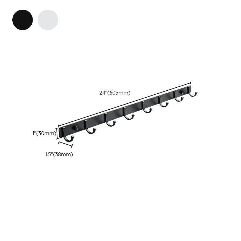 Frendorf | Modernes Badezimmer Zubehör Set Silber/Schwarz Badezimmer Accessoire Kit