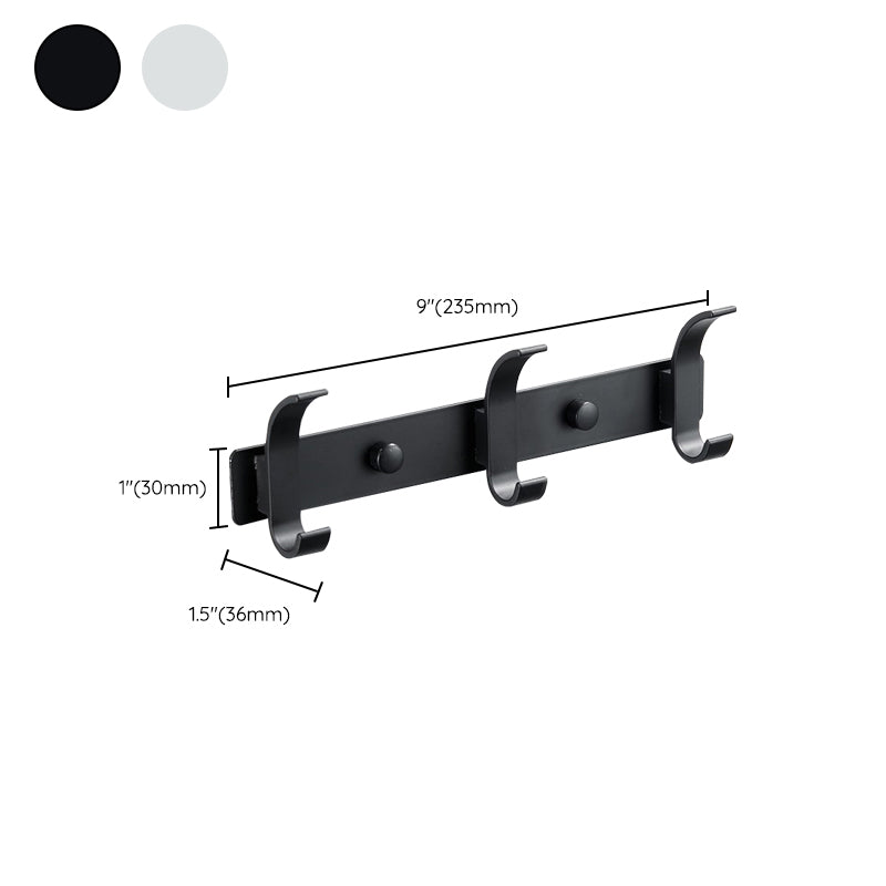 Frendorf | Modernes Badezimmer Zubehör Set Silber/Schwarz Badezimmer Accessoire Kit