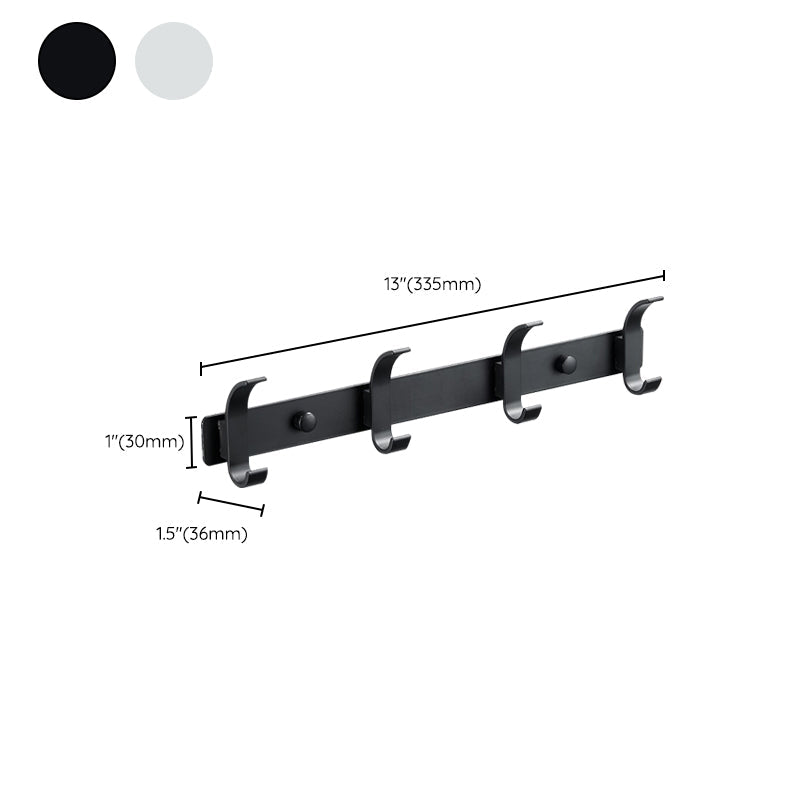 Frendorf | Modernes Badezimmer Zubehör Set Silber/Schwarz Badezimmer Accessoire Kit
