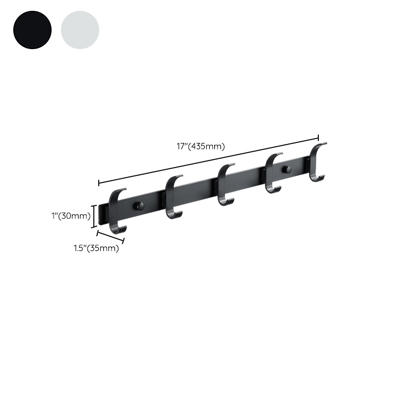 Frendorf | Modernes Badezimmer Zubehör Set Silber/Schwarz Badezimmer Accessoire Kit