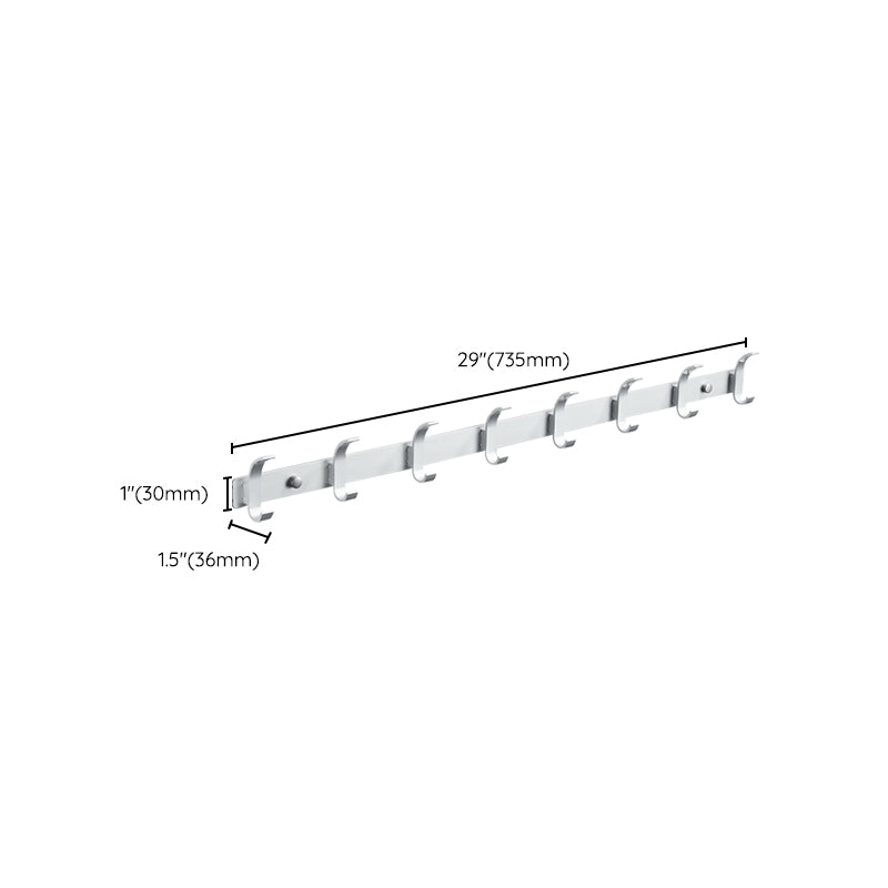 Frendorf | Modernes Badezimmer Zubehör Set Silber/Schwarz Badezimmer Accessoire Kit