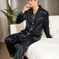Frendorf | Nachtprestige Luxus Herren Pyjama | Elegante Nachtwäsche | Bequem & Atmungsaktiv | Für erholsamen Schlaf
