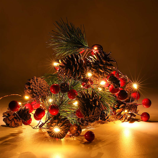 Frendorf | 6,5 Fuß. 20 LED Weihnachtsgirlande mit Lichtern