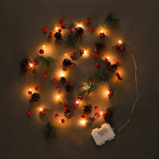 Frendorf | 6,5 Fuß. 20 LED Weihnachtsgirlande mit Lichtern