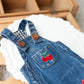 Kirschbesticktes Denim-Hundekleid – Verspielt und stilvoll für den Alltag