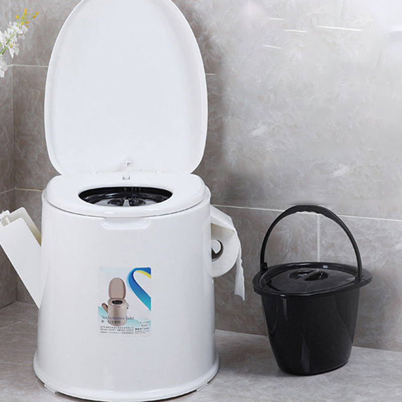 Frendorf | Zeitgenössische Kunststoff Urinal Standtoilette mit Sitz für das Badezimmer