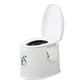 Frendorf | Zeitgenössische Kunststoff Urinal Standtoilette mit Sitz für das Badezimmer