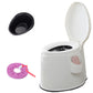 Frendorf | Zeitgenössische Kunststoff Urinal Standtoilette mit Sitz für das Badezimmer
