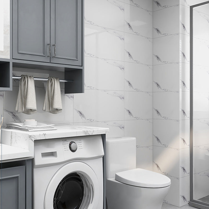 Frendorf | Badezimmer Mosaikfliese Marmorprint Abzieh- und Aufklebe-Rückwandfliese