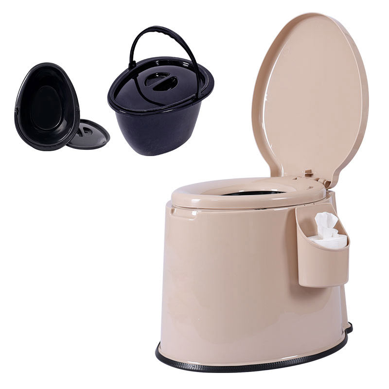 Frendorf | Moderne Kunststoff-WC-Bodenstehende Toilette mit sanftem Schließsitz für das Badezimmer