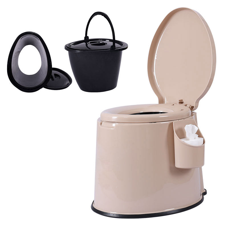Frendorf | Moderne Kunststoff-WC-Bodenstehende Toilette mit sanftem Schließsitz für das Badezimmer