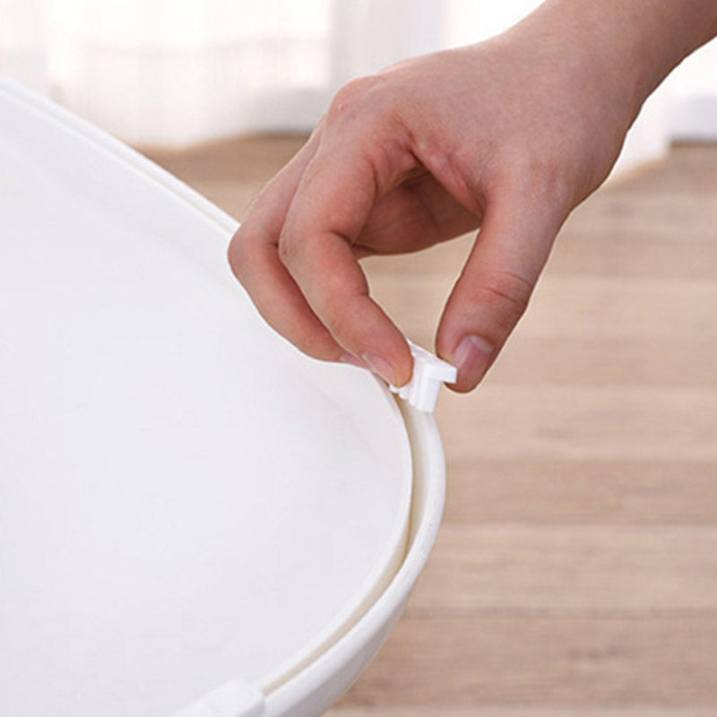 Frendorf | Moderne Kunststoff-WC-Bodenstehende Toilette mit sanftem Schließsitz für das Badezimmer