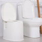 Frendorf | Moderne Kunststoff-WC-Bodenstehende Toilette mit sanftem Schließsitz für das Badezimmer
