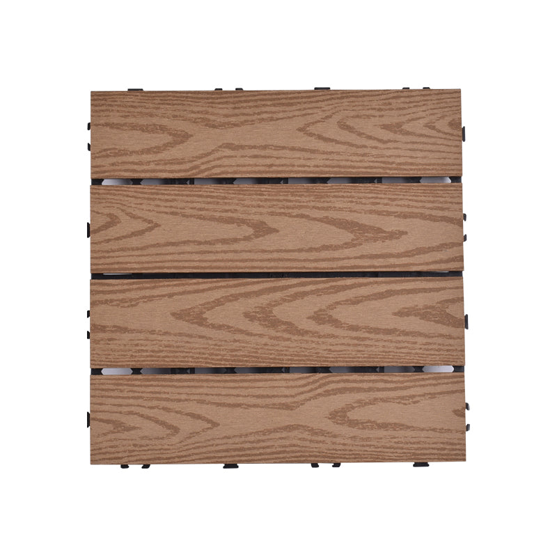 Frendorf | Modernes Kunststoffholz-Laminatplankendeck im Freien, schimmelresistentes Laminat