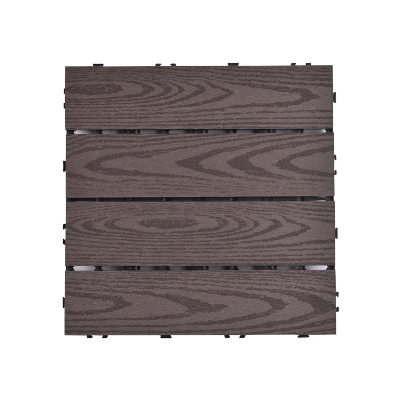 Frendorf | Modernes Kunststoffholz-Laminatplankendeck im Freien, schimmelresistentes Laminat