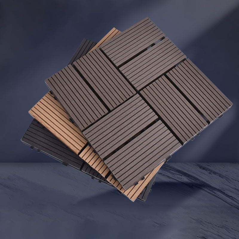 Frendorf | Modernes Kunststoffholz-Laminatplankendeck im Freien, schimmelresistentes Laminat