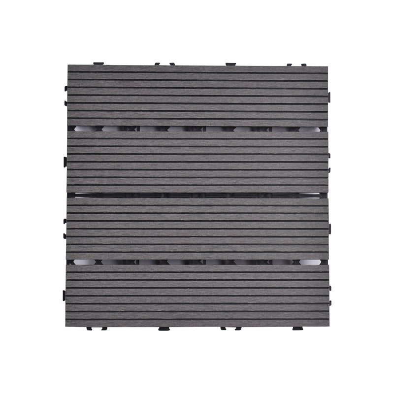 Frendorf | Modernes Kunststoffholz-Laminatplankendeck im Freien, schimmelresistentes Laminat