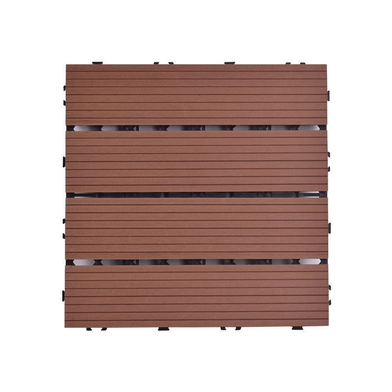 Frendorf | Modernes Kunststoffholz-Laminatplankendeck im Freien, schimmelresistentes Laminat