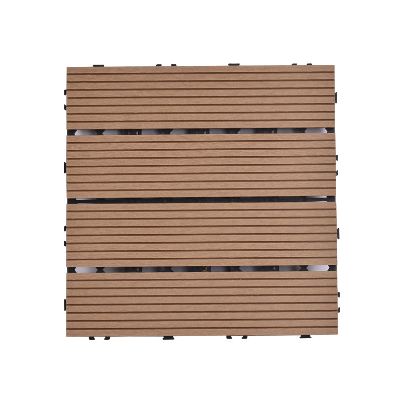 Frendorf | Modernes Kunststoffholz-Laminatplankendeck im Freien, schimmelresistentes Laminat