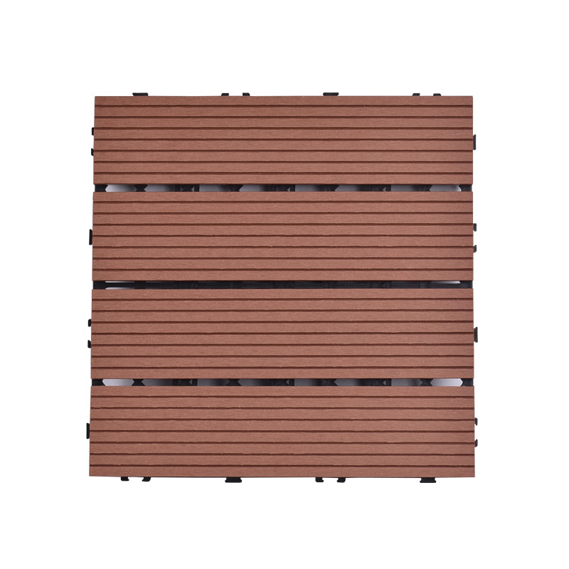 Frendorf | Modernes Kunststoffholz-Laminatplankendeck im Freien, schimmelresistentes Laminat
