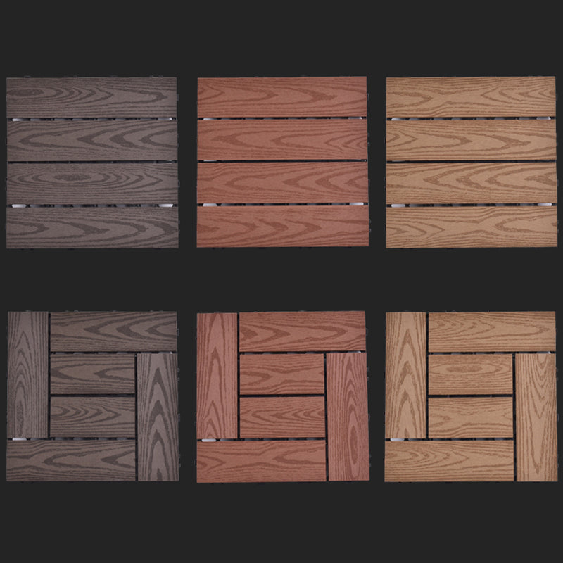 Frendorf | Modernes Kunststoffholz-Laminatplankendeck im Freien, schimmelresistentes Laminat