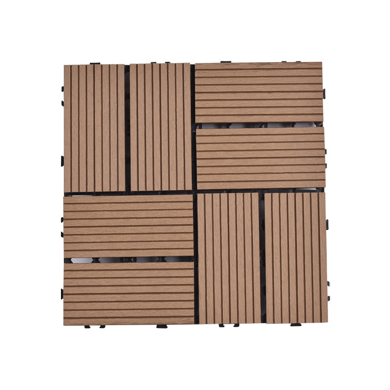 Frendorf | Modernes Kunststoffholz-Laminatplankendeck im Freien, schimmelresistentes Laminat