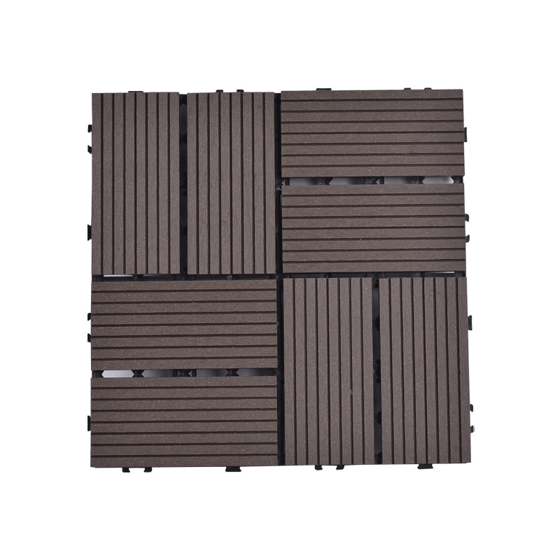 Frendorf | Modernes Kunststoffholz-Laminatplankendeck im Freien, schimmelresistentes Laminat