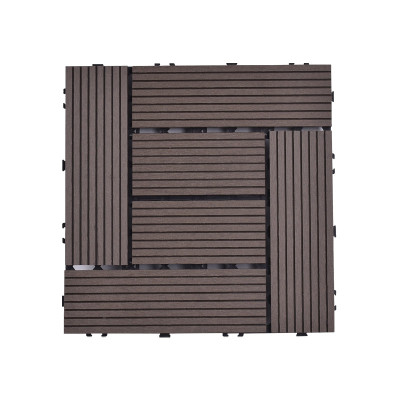 Frendorf | Modernes Kunststoffholz-Laminatplankendeck im Freien, schimmelresistentes Laminat