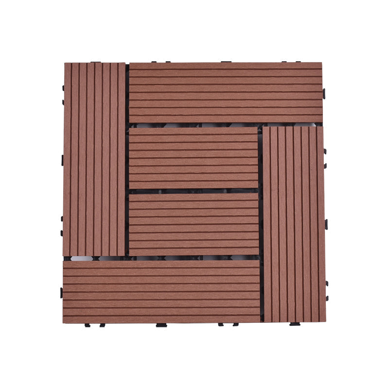 Frendorf | Modernes Kunststoffholz-Laminatplankendeck im Freien, schimmelresistentes Laminat